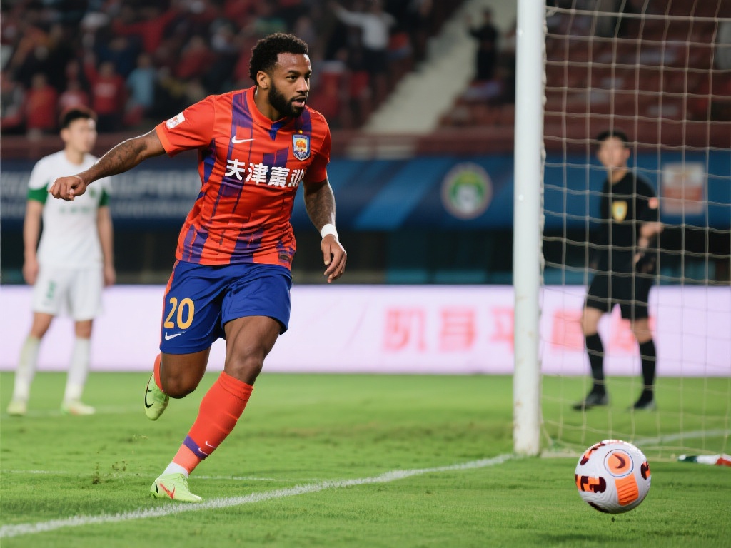 津门虎主场力克海牛 罗斯建功对手两人染红 作为津门虎队内的锋线王牌,罗斯近年来一直